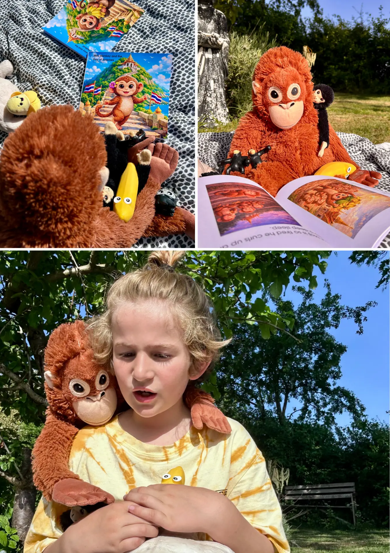 Children's book and soft toy set