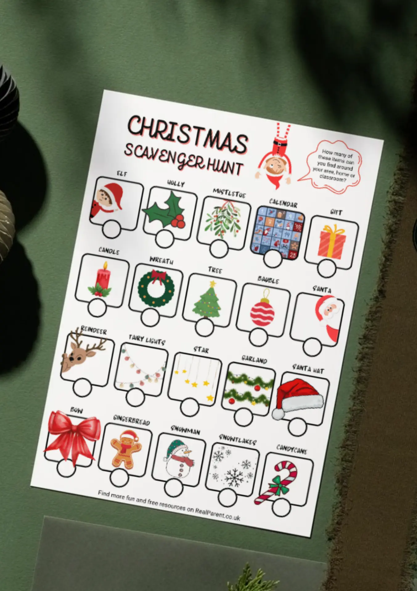 Christmas scavenger hunt