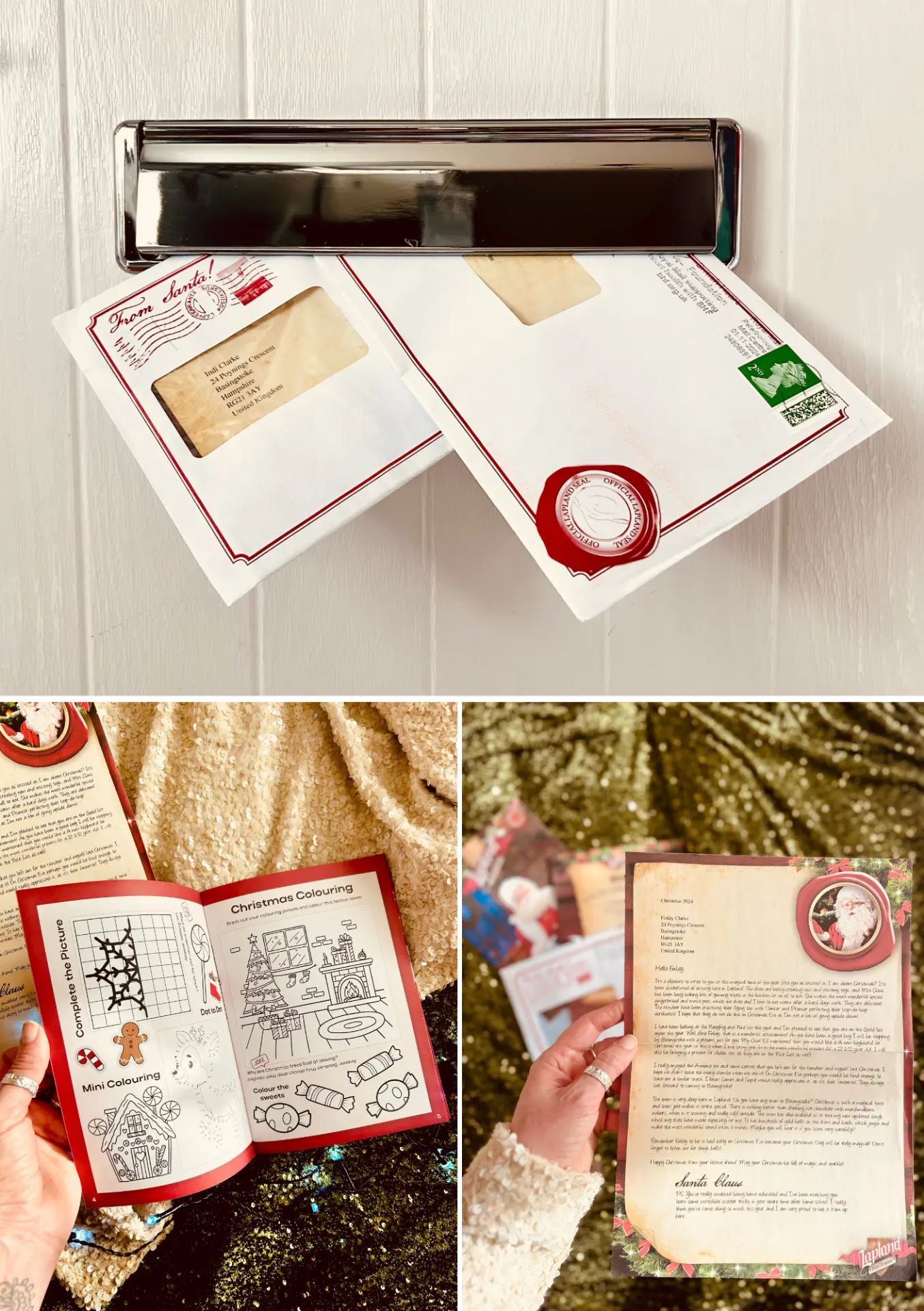 Letter from Santa package