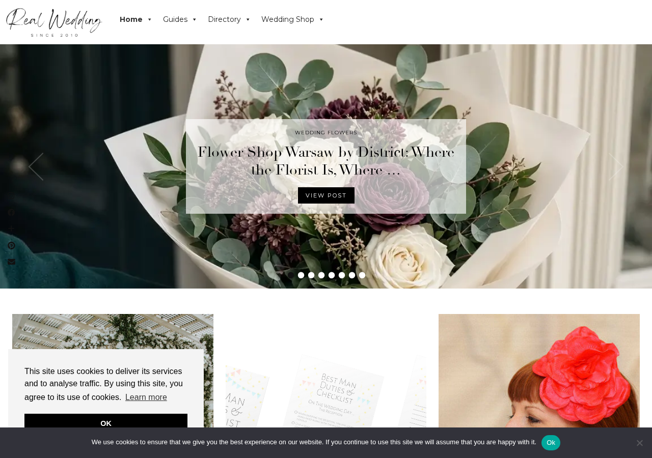 Real Wedding homepage