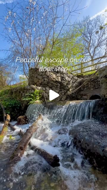 A peaceful waterfall escape